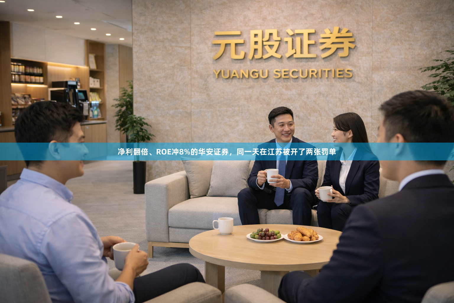 净利翻倍、ROE冲8%的华安证券,同一天在江苏被开了两张罚单