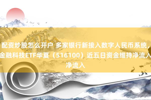 配资炒股怎么开户 多家银行新接入数字人民币系统，金融科技ETF华夏（516100）近五日资金维持净流入