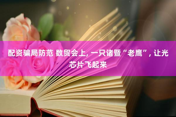 配资骗局防范 数贸会上, 一只诸暨“老鹰”, 让光芯片飞起来
