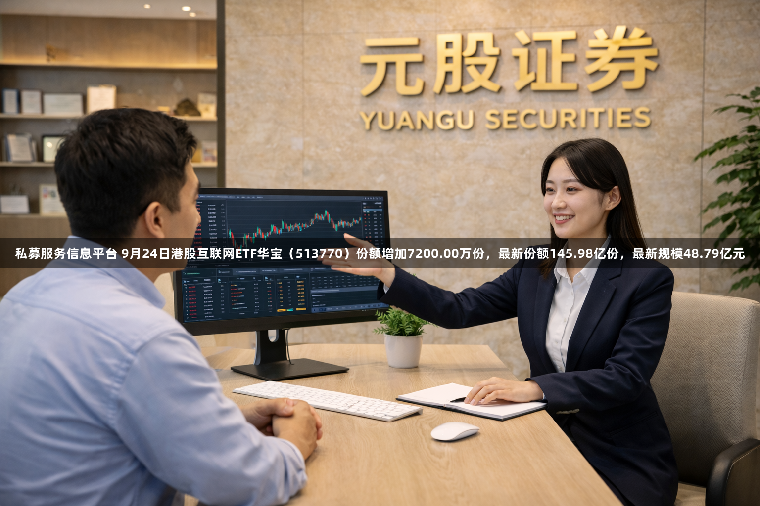 私募服务信息平台 9月24日港股互联网ETF华宝（513770）份额增加7200.00万份，最新份额145.98亿份，最新规模48.79亿元